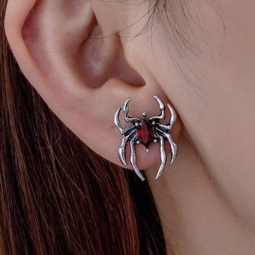 3for$20 1 Pair Of Trendy Spider Stud Earrings Halloween